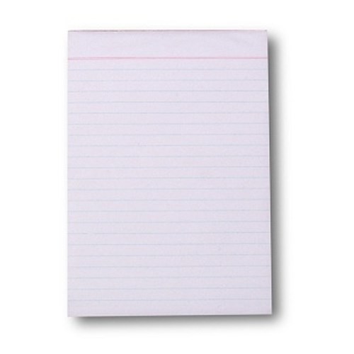 Pad Bank White Ruled A5 White Ruled_2